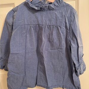 Janie and Jack Light Blue Denim Top